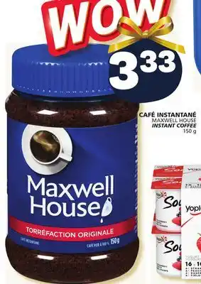 Marché Bonichoix Maxwell house instant coffee offer
