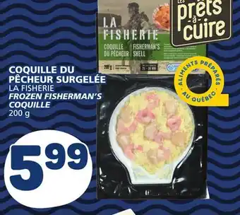 Marché Bonichoix La fisherie frozen fisherman's coquille offer