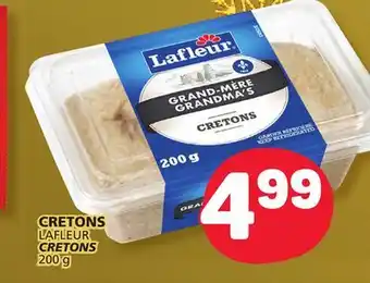 Marché Bonichoix Lafleur cretons offer