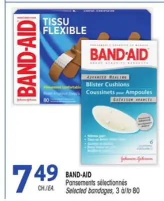 Uniprix Band-aid pansements sélectionnés/selected bandages offer