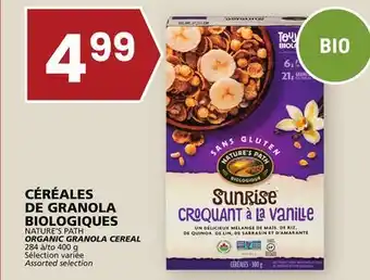 Rachelle-Bery Grocery Nature's path organic granola cereal offer