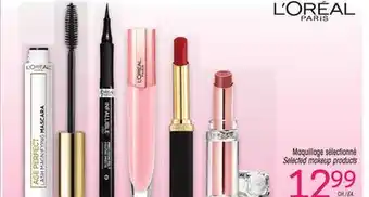 Uniprix L'oréal paris maquillage sélectionné/selected makeup products offer