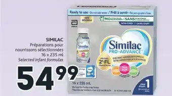 Brunet Similac préparations pour nourrissons sélectionnées offer