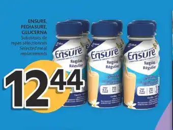 Brunet Ensure, pediasure, glucerna substituts de repas sélectionnés offer
