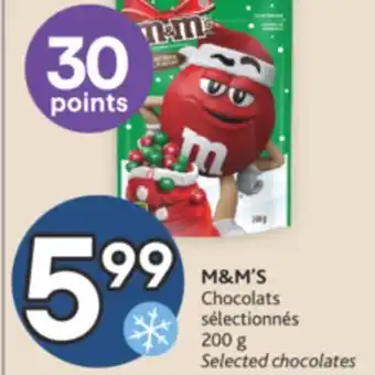 Brunet M&m's chocolats sélectionnés offer
