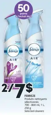 Brunet Febreze produits nettoyants sélectionnés offer
