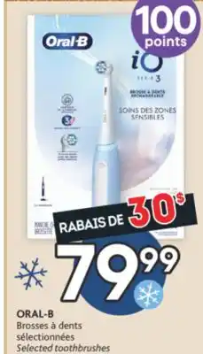 Brunet Oral-b brosses à dents sélectionnées offer