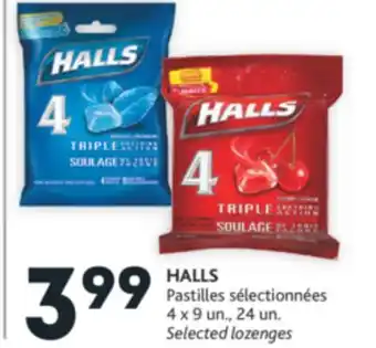 Brunet Halls pastilles sélectionnées offer