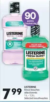Brunet Listerine rince-bouches sélectionnés offer