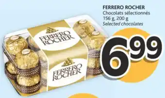 Brunet Ferrero rocher chocolats sélectionnés offer