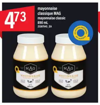 Maxi Mayonnaise classique mag, 890 ml offer
