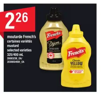 Maxi Moutarde french's offer