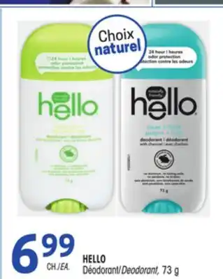 Uniprix Hello déodorant/deodorant offer