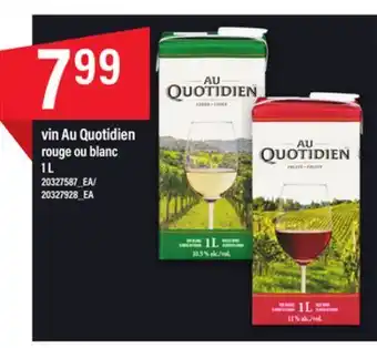 Maxi Vin au quotidien rouge ou blanc offer