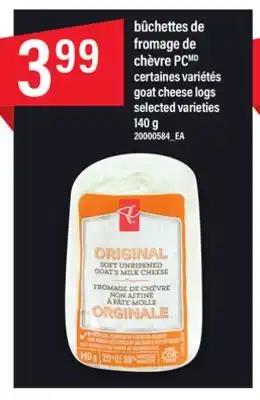 Maxi Bûchettes de fromage de chèvre pcmd, 140 g offer