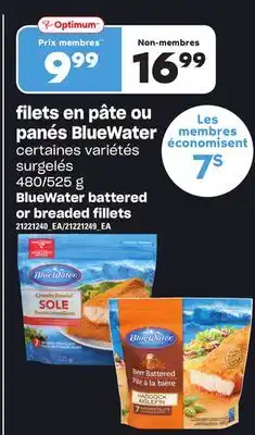 Provigo Filets en pâte ou panés bluewater, 480/525 g offer
