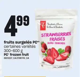 Provigo Fruits surgelés pc, 300-600 g offer