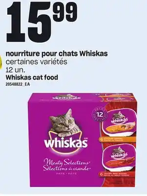 Provigo Nourriture pour chats whiskas, 12 un offer