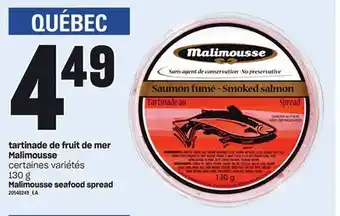 Provigo Tartinade de fruit de mer malimousse, 130 g offer