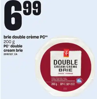 Provigo Brie double crème pc, 200 g offer