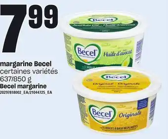 Provigo Margarine becel, 637/850 g offer