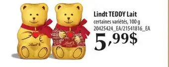 Provigo Lindt teddy lait, 100 g offer