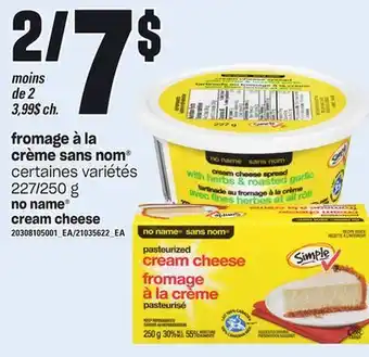Provigo Fromage à la crème sans nom , 227/250 g offer