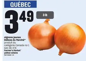Provigo Oignons jaunes délices du marché, sac de 3 lb offer