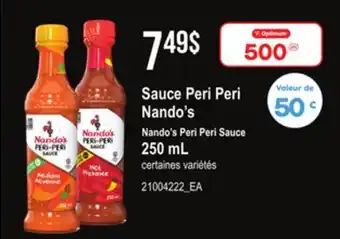 Provigo Sauce peri peri nando's, 250 ml offer