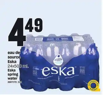 Provigo Eau de source eska, 24x500 ml offer