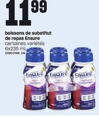 Provigo Boissons de substitut de repas ensure, 6x235 ml offer