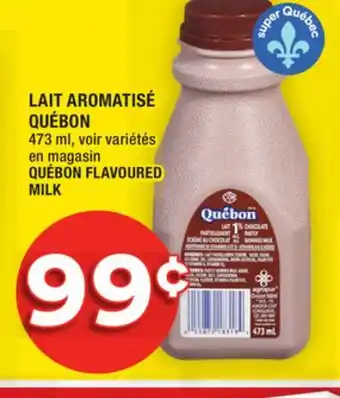 Super C Lait aromatisé québon | québon flavoured milk offer