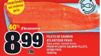 Super C Filets de saumon atlantique frais | fresh atlantic salmon fillets offer