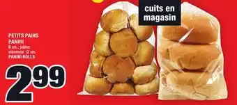 Super C Petits pains panini | panini rolls offer