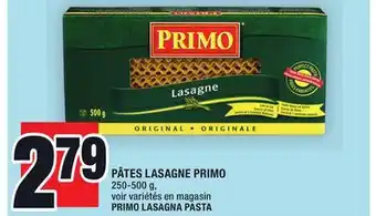 Super C Pâtes lasagne primo | primo lasagna pasta offer