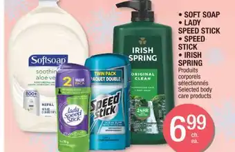 Jean Coutu • soft soap • lady speed stick • speed stick • irish spring offer