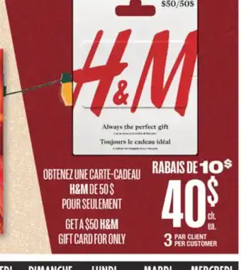 Jean Coutu Gift card offer