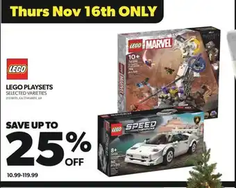 Real Canadian Superstore Lego playsets offer