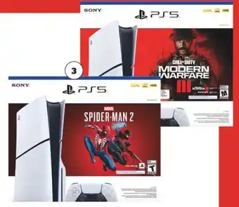Real Canadian Superstore Playstation 5 slim console with spider-man 2 or call of duty: modern warfare iii offer