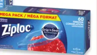 Walmart Ziploc freezer bags mega packs offer