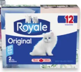 Walmart Royale 2 or 3-ply facial tissue offer