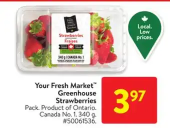 Walmart Your fresh market greenhouse strawberries offer