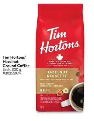 Walmart Tim hortons hazelnut ground coffee offer