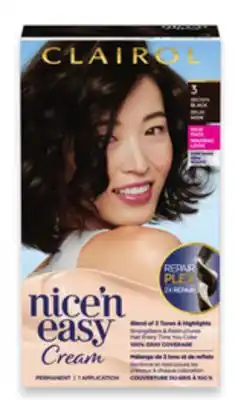 Walmart Clairol nice 'n easy cream hair colour offer