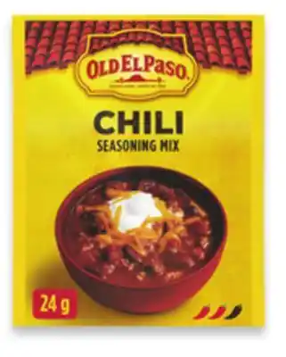 Walmart Old el paso taco or chili seasoning mix offer