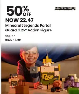 Minecraft legends portal guard 3.25 action figure