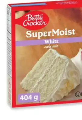 Walmart Betty crocker supermoist cake mix 404 g offer