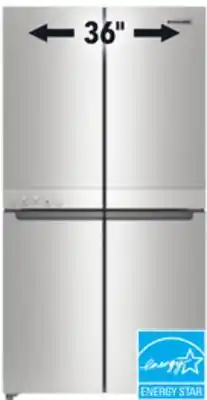 Lowe's Kitchenaid 21 cu. ft. refrigerator offer