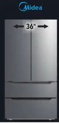 Lowe's Midea 22.5 cu. ft. refrigerator offer