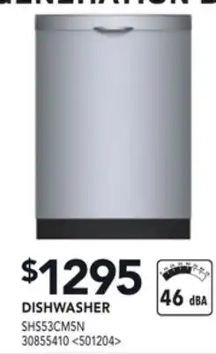 Lowe's Bosch dishwasher offer
